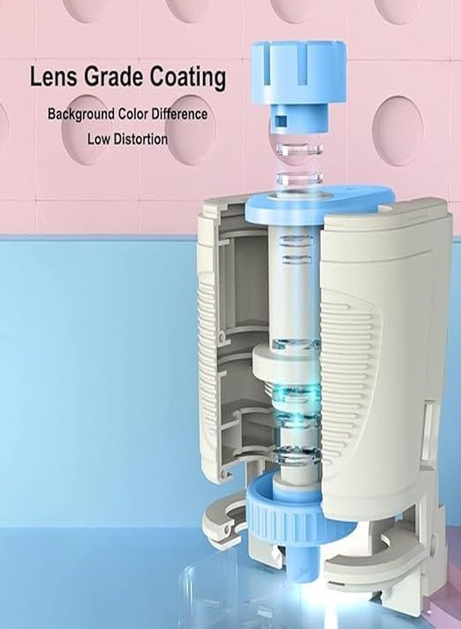 Vroxy Handheld Microscope with Phone Holder High-Definition Portable Microbiological Observation Preschool Home Study Educational Toys (1Pcs) - Image 3